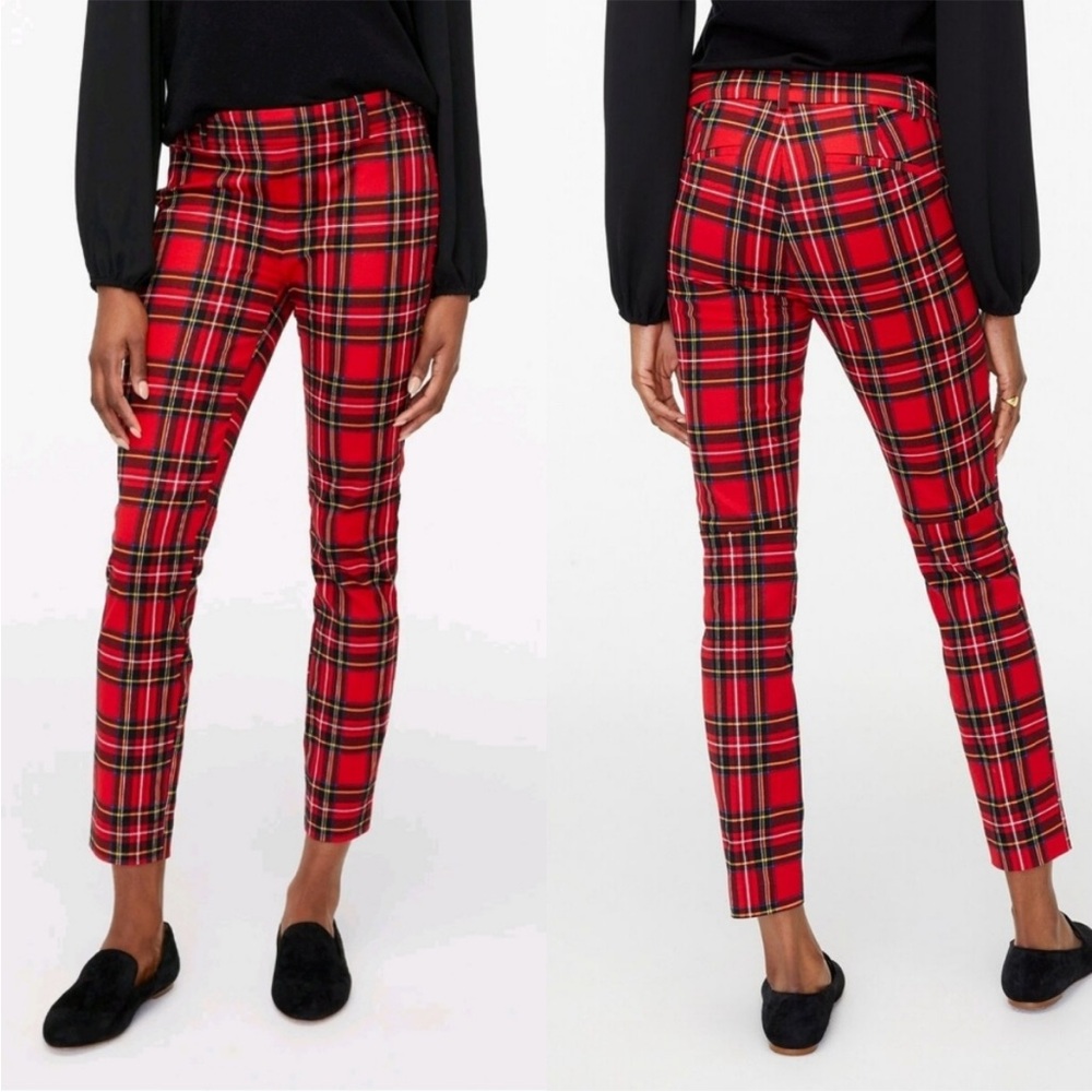 J.Crew Tartan Plaid Winnie Pants